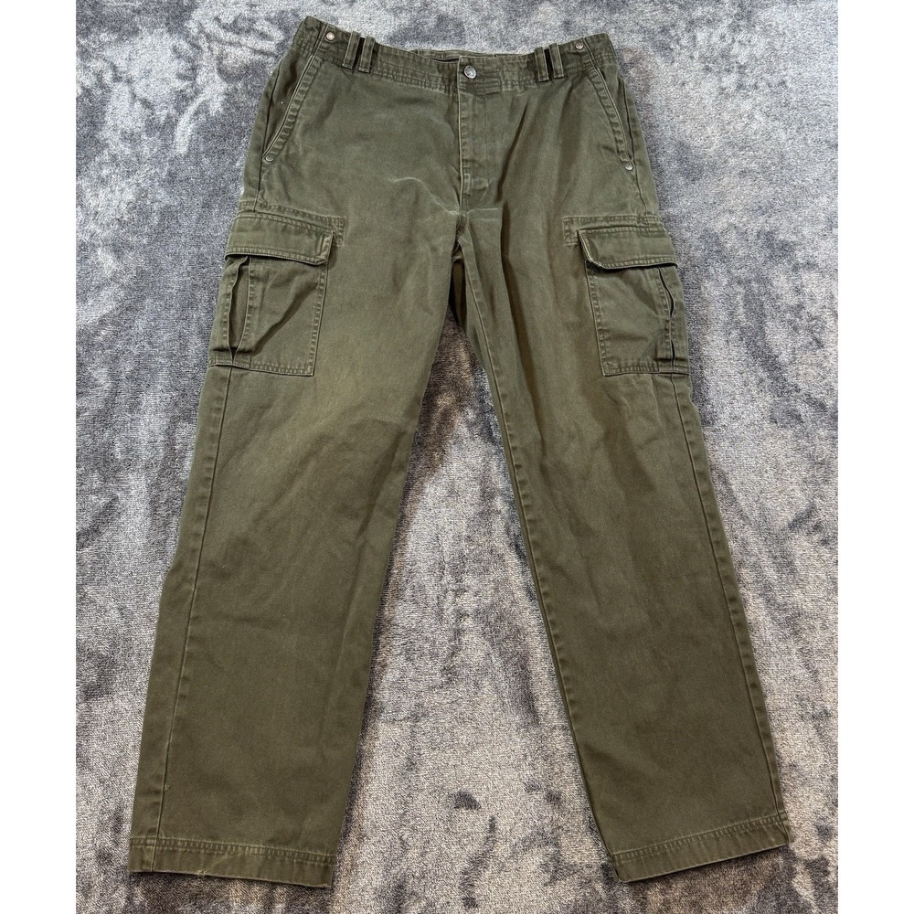 Brooks Brothers  Mens 37x32 Green Utility Cargo Pants